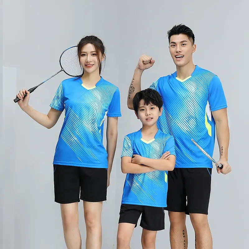 Fashion sport football jersey dry faster custom football t-shirt training soccer kit badminton uniform