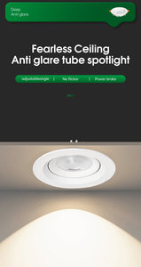 <span class=keywords><strong>Downlight</strong></span> de Aluminio Totalmente Personalizable de 90 mm <span class=keywords><strong>con</strong></span> Clasificación IP44, Iluminación LED Interior Moderna <span class=keywords><strong>con</strong></span> Transformaciones de Ambiente y Función - Product Image 6
