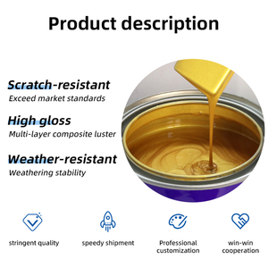 1K Acrylic Automotive <strong>Spray</strong> <strong>Paint</strong> | <strong>Silver</strong>, Pink, Pearl, Black Metallic Options | Fast Dry Base Coat for Car Refinish - Product Image 2
