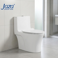 Offre Spéciale monté au sol à double chasse grand tuyau facile à nettoyer une pièce placard à eau cuvette de toilette en céramique S-trap toilette Wc commode