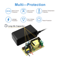 Adaptador de Corriente de 19V 3.42A 65W para Monitor LCD LED HDTV 3D Pantalla Ancha Altavoz Bluetooth Impresoras Amplificador de Audio
