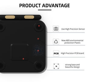 शरीर के बड़े पैमाने पर वसा के पैमाने निगरानी, बीएमआई इलेक्ट्रोड स्मार्ट स्वास्थ्य और फिटनेस हैंडहेल्ड बॉडी कंपोजीशन स्मार्ट बाथरूम फ्लोर स्केल - Product Image 3