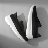 Chaussures de marche légères et respirantes à enfiler avec logo personnalisé 2026 pour hommes et femmes, semelle souple et confortable en maille