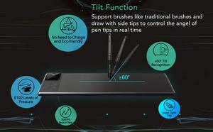 HUION — <span class=keywords><strong>tablette</strong></span> <span class=keywords><strong>graphique</strong></span> professionnelle WH1409 V2, Offre Spéciale original, pour dessin, ordinateur portable - Product Image 2