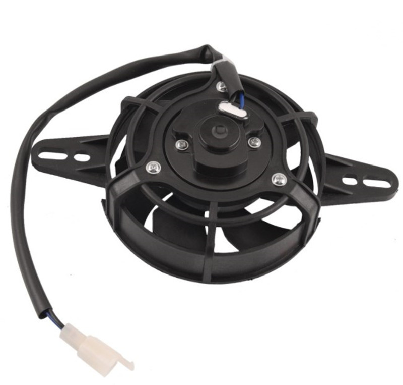 Motorcycle Radiator Fan 12V Elektrik Soğutma Fanı - 120mm Siyah