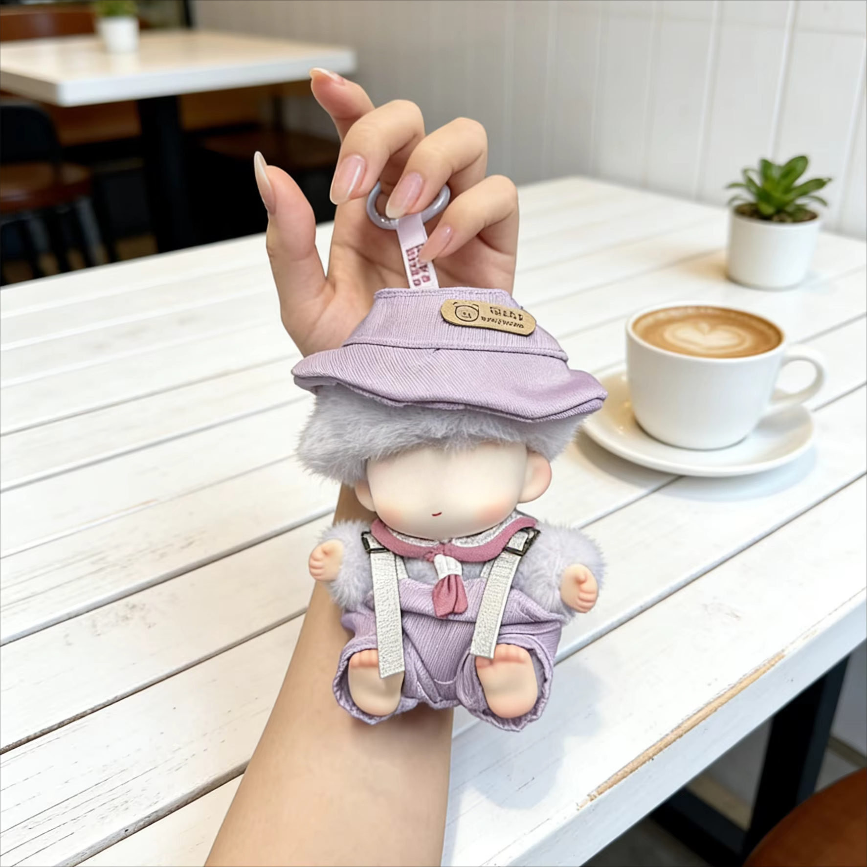 Purple overalls suit-baby clothes