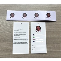 Étiquettes personnalisées à personnaliser avec Logo imprimé, emballages de mèches pour cheveux, pièces