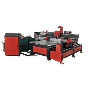 1325 Cnc Router Carving Machine With Wood Lathe Turning Cutting Function