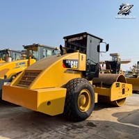 Compacteur à tambour unique CAT CS76 d'occasion robuste disponible pour expédition maritime mondiale