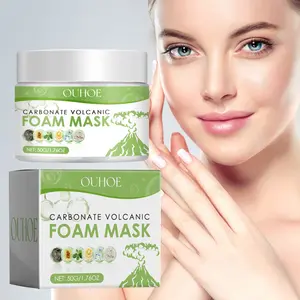 Hot selling Volcanic Mud Bubble facial mask Deep Cleaning Acne&Acne Shrinking&Firming Pore facial mask