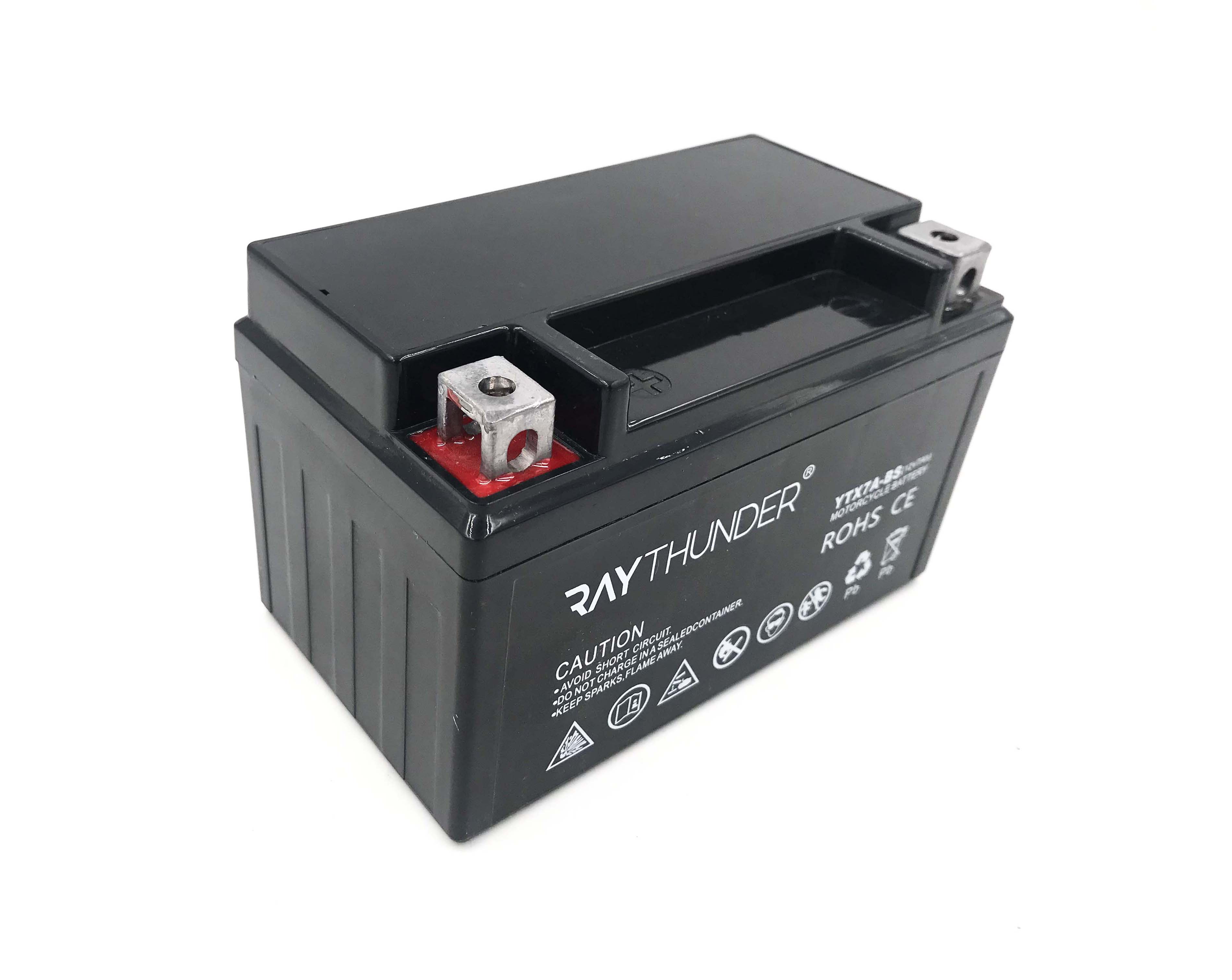 12N7B-BS YTX7A-BS 12V7Ah MF Высококачественная аккумуляторная батарея для мотоцикла, не требующая технического обслуживания