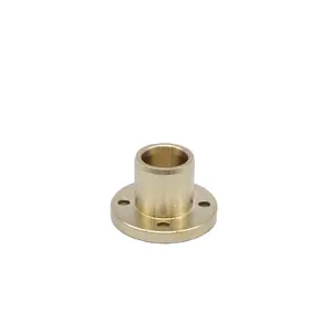 YHD OFG61 self lubricating bushing Bronze Casting Flange type F7 h7 oil-free guide bushing for machine tool