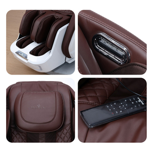 Sillón de Masaje Eléctrico de Cuero PU en Oferta de Fábrica, con Bolsas de Aire, Gravedad Cero, Masaje Corporal Completo, Estiramiento Tailandés, Shiatsu y Masaje de Pies - Product Image 2