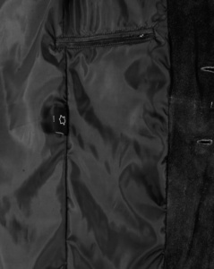 Custom 100% Genuine Black Cow Suede <b>Leather</b> Men’s <b>Blazer</b> Fashion Fit Private Label OEM Bulk Wholesale Trend Suede Style - Product Image 4