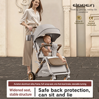 Poussette bébé pliable en alliage d'aluminium léger, design de voyage portable, capacité de charge de 15 kg, pour une utilisation à la maison, en extérieur, en cabine, de grande taille