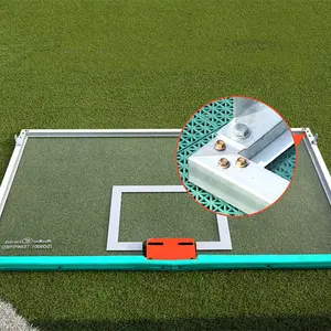 Tabuleiro de Basquete Profissional Padrão FIBA de 12mm em Fibra de Vidro com Vidro Temperado e Acrílico com Tabela - Product Image 1