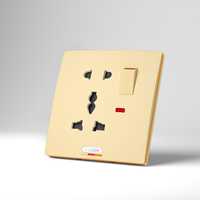 VBQN 86-Type UK Standard Ultra-Mince PC Plaque en Plastique Prise Interrupteur Mural et Prise Iraq Interrupteur Mural Électrique Prise
