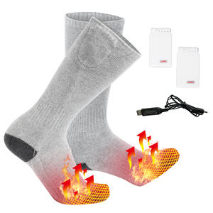 <span class=keywords><strong>Chaussettes</strong></span> chauffantes électriques USB rechargeables 100% coton, <span class=keywords><strong>les</strong></span> <span class=keywords><strong>plus</strong></span> vendues en 2022, pour l'hiver, <span class=keywords><strong>chaussettes</strong></span> chauffantes pour le pays - Product Image 1