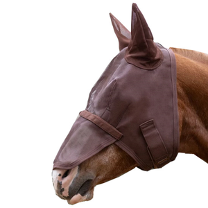 Voile anti-mouches respirant en maille pour cheval avec couvre-oreilles Produit pour l'entretien des chevaux Peut être personnalisé - Product Image 6