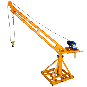 פעולת יד ניידת מיני עגורן נייד נייד קטן מעלית הרצפה מנוף 200 ק "ג 300 ק" ג 500 ק "ג 800 ק" ג 1000 ק "ג מנוע מותאם אישית מסופק - Product Image 3