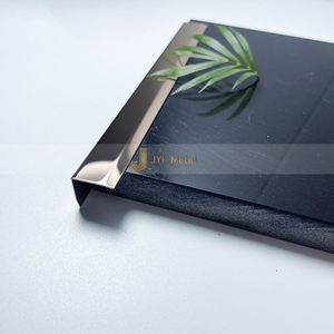 EX490 L-Shape Corner Decoration Tile Wall Trim <b>Strip</b> Stainless Steel L Profile Manufacturer for Engineering Decoration - Product Image 6