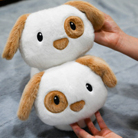 Chaussons en peluche pour animaux de compagnie, vente en gros d'usine, chaussons en peluche pour chiots, chaussons d'intérieur pour filles et garçons, chaussures chaudes et moelleuses pour l'hiver