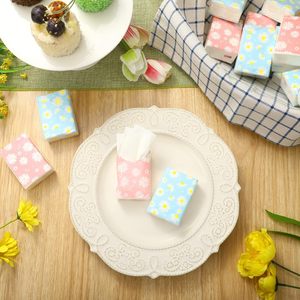 Brand Tissu Small Travel Floral Daisy <strong>Wedding</strong> Funeral Bridal Shower Individual 3 Ply Facial <strong>Tissues</strong> Packs - Product Image 3