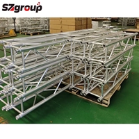 Soporte de DJ portátil de orientación en línea las 24 horas, armazón de techo resistente a la oxidación de aleación de aluminio para eventos de escenario, armazones de espiga para facilitar