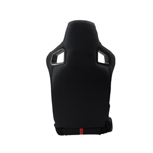 Asiento de Carreras Deslizante Tipo Bucket con Franja Roja de Cuero PVC PU BJYD - Product Image 4