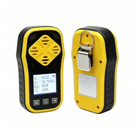 Analizador de Gases Tóxicos Portátil, Detecta CH4, CO, H2S, O2, 200H de Larga Duración en Espera, Detector de Gas Portátil con Respuesta Rápida ≤30s