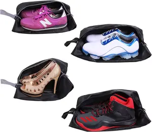 Waterproof Polyester Nylon Shoe Bag Shoe Travel Storage Organizer Bag with Zipper tactical waist bag for hiking