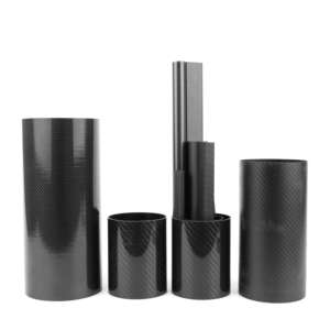 Tube en fibre de carbone 3K personnalisé SHENYU - Épaisseur 2 mm - Usinage CNC pour équipements sportifs et drones - Product Image 4