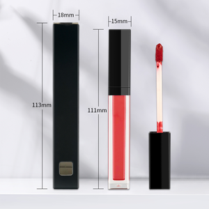 Yeni özellik ürün hiçbir kuru dudak parlatıcısı su geçirmez organik mat ruj özel etiket - Product Image 6