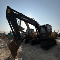 Excavatrice d'occasion Volvo EC140, hydraulique, sur chenilles, 14 tonnes, peinture non finie, à vendre