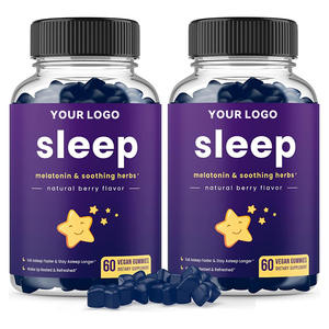 OEM Zuckerfreier Schlaf Melatonin Aid Gummies Tief entspannender Schlaf Einschlafen Schneller Köstliche Süße Träume Schlaf gummis - Product Image 1