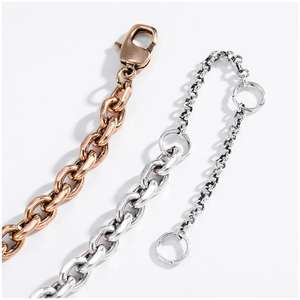 फैशन नेकलेस लिंक गुलाब बॉक्स लक्जरी महिलाओं क्रिस्टल चोकर तितली का नाम प्यार, कस्टम लोगो ब्लैक नेकलेस वॉयस रिकॉर्डर - Product Image 2