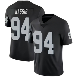 Maillot de football américain personnalisé 2025-2026 |   Maillot de fan Nassib 94 Carr 4 Jacobs 28 Crosby 98 Vente en gros S-XXXL - Product Image 3