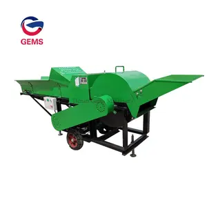 Máquina de moer e tramar grama seca, triturador de palha de milho verde, mini máquina de corte e encadernação de trigo