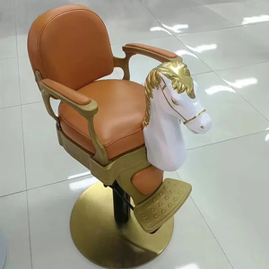 Poltrona da Barbiere per Bambini a Forma di Cavallo, Sedia da Salone per Bambini, Arredamento Commerciale, Design Speciale per Poltrona da Barbiere per Bambini - Product Image 4