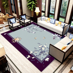 พรมปูพื้นบ้านสไตล์จีนโบราณ EiffelHome วัสดุเลียนแบบผ้าแคชเมียร์ ซักด้วยมือได้ ปรับแต่งได้ ใช้ปูใต้โซฟาและโต๊ะกาแฟ - Product Image 2