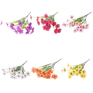 Ramo de Violetas Artificiales al por Mayor, Ramo de Flores Artificiales de Plástico para Decoración de Bodas, Hogar, Exhibición al Aire Libre, Fotografía - Product Image 5