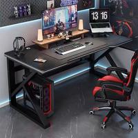 Bureau d'écriture et d'étude pour la maison et le bureau, design populaire en gros, table de jeu PC avec pieds en métal, bureau d'ordinateur, table de jeu multifonctionnelle