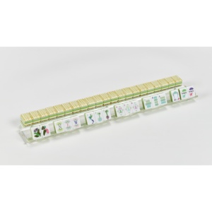 Fichas de Mahjong Americanas Personalizadas, Diseño Acrílico Verde Claro, Juego para 4 Jugadores - Product Image 4