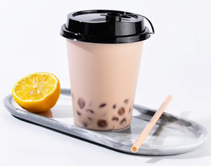 Emballage de boissons avec logo personnalisé, couvercle jetable en PP, gobelets à bulles en plastique mignons, tasses à café avec couvercles - Product Image 3