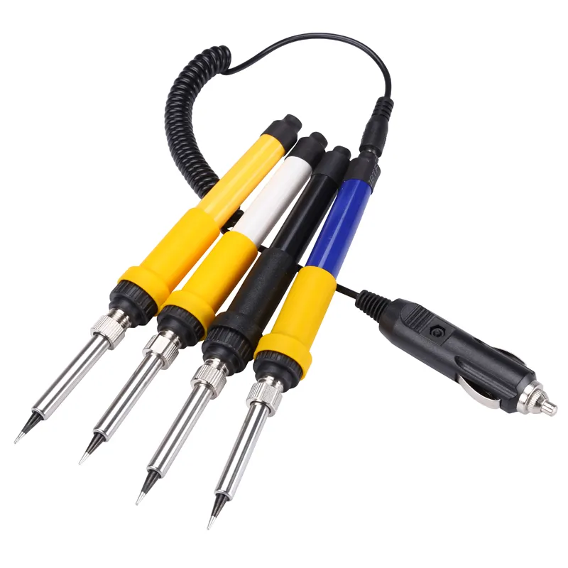 12V Dc 60 Watt Mini Elektrische Soldeerbout Lasapparaat Voor Mobiele Reparatie