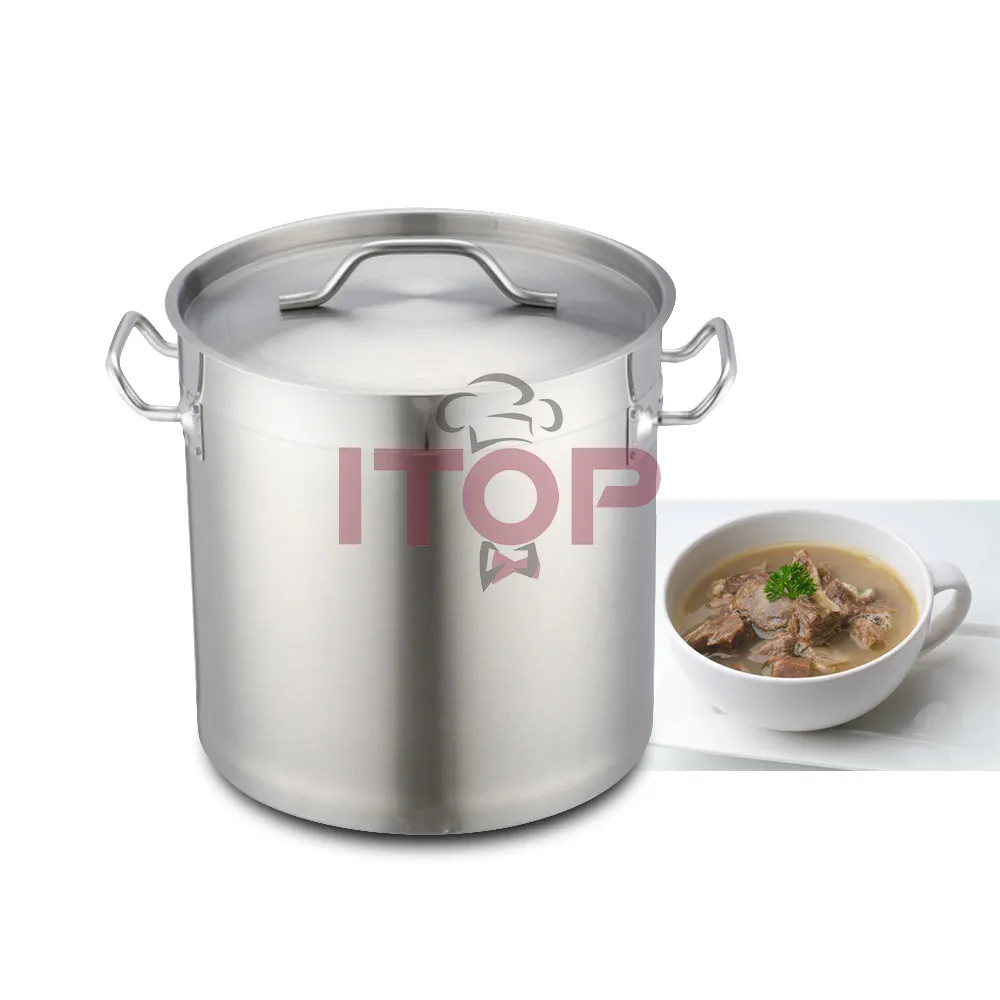 Soup Bucket 6-226L High Quality Sets Of Cooking Pots Stainless Steel Non Sticky Cooking Pots Set