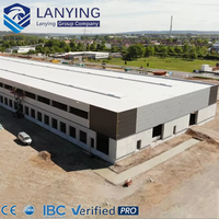Fabricante de Edificios de Acero Prediseñados, Almacén Industrial, Fábrica, Almacén de Gran Envergadura con Panel Sándwich Aislado