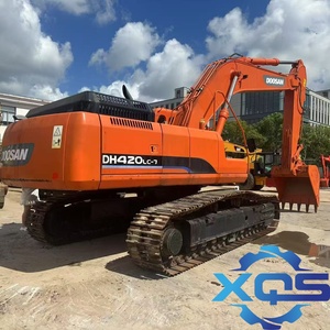 Excavatrice d'occasion Doosan DH420LC-7, d'origine Corée du Sud, grande taille, faible nombre d'heures de travail, godet de 1,44 m, 42 tonnes, 2019, moteur PLC, roulement - Product Image 4