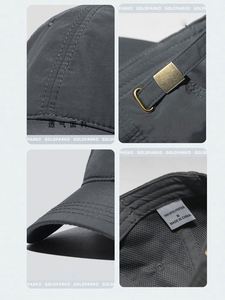 หมวกกันแดดสีพื้น 6 แผง ทรงเบสบอล ผ้าโพลีเอสเตอร์ แห้งเร็ว นุ่มสบาย สำหรับฤดูร้อน ลดราคา - Product Image 5