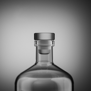 Einzigartiges Design Klare runde Luxus leere Wodka Gin 350ml Glas Schnaps flasche Benutzer definierte 12 Unzen <span class=keywords><strong>Whisky</strong></span> Tequila Wein Spirituosen Flasche - Product Image 4